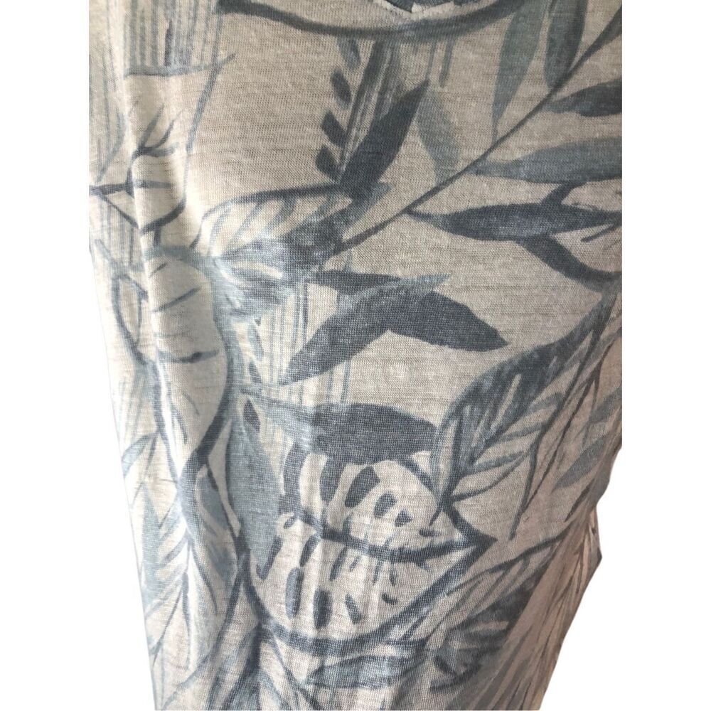 Palm Tree Pattern Tahari Palm Tree Print White An… - image 7